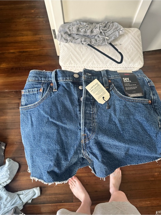 Levi's Pants - Levi's 501 Denim Cutoff Shorts - Blue size 29